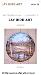 Mobile Screenshot of jaybirdart.com